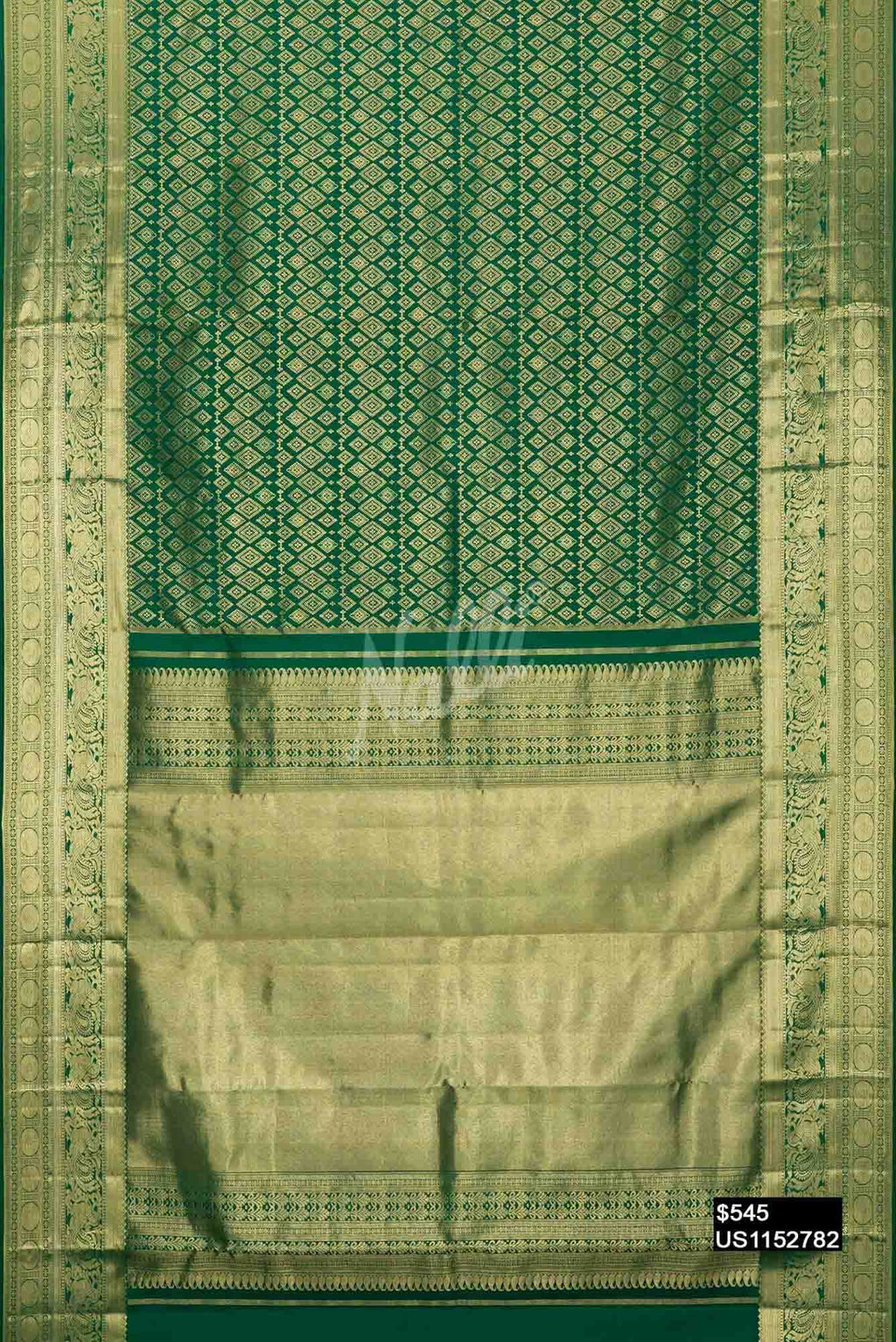 Green Kanchipuram Silk Saree