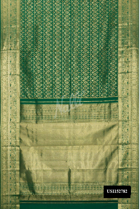 Green Kanchipuram Silk Saree