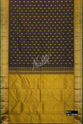 Black Kanchipuram Silk Saree
