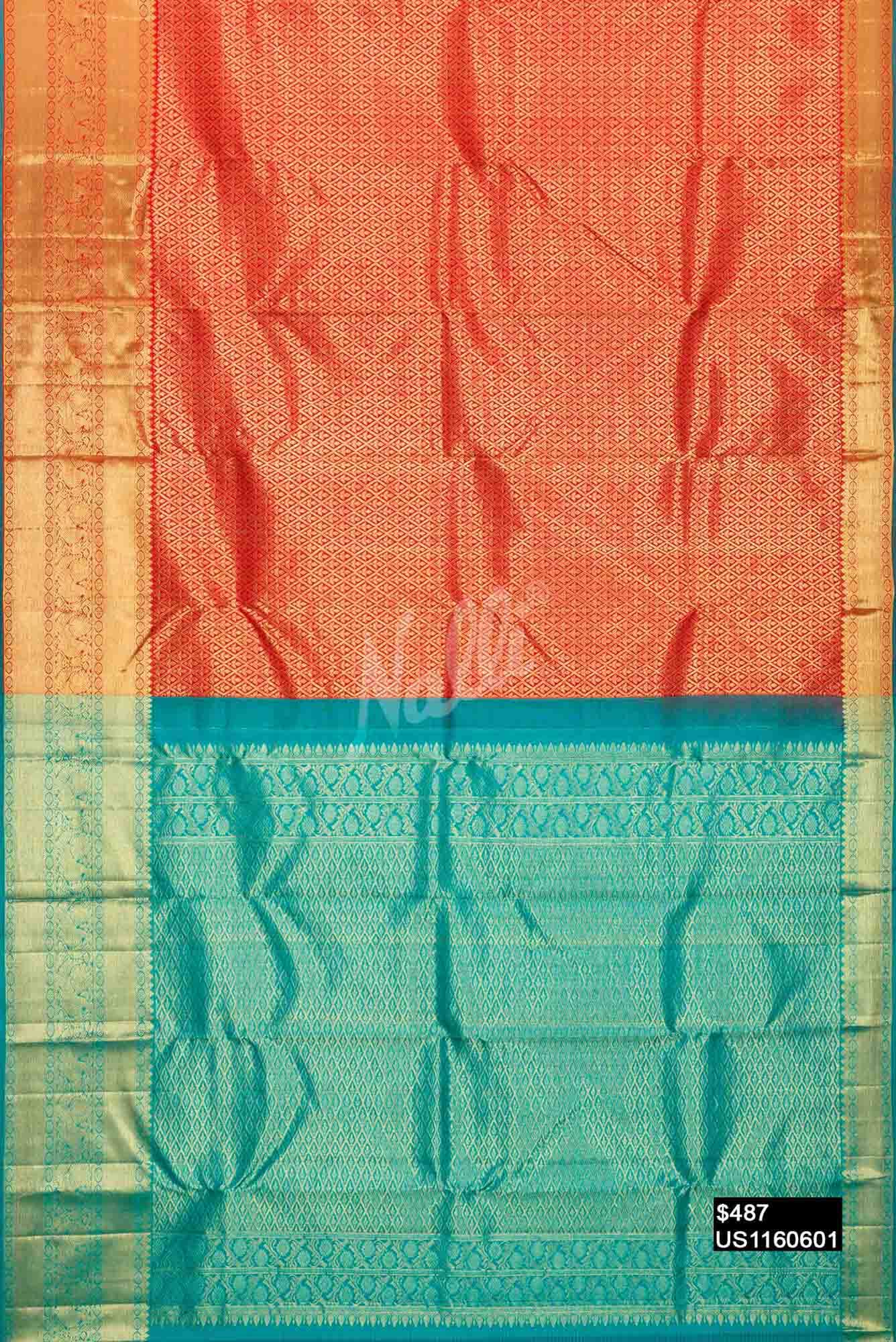 Red Kanchipuram Silk Saree