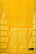 Yellow Kanchipuram Silk Saree