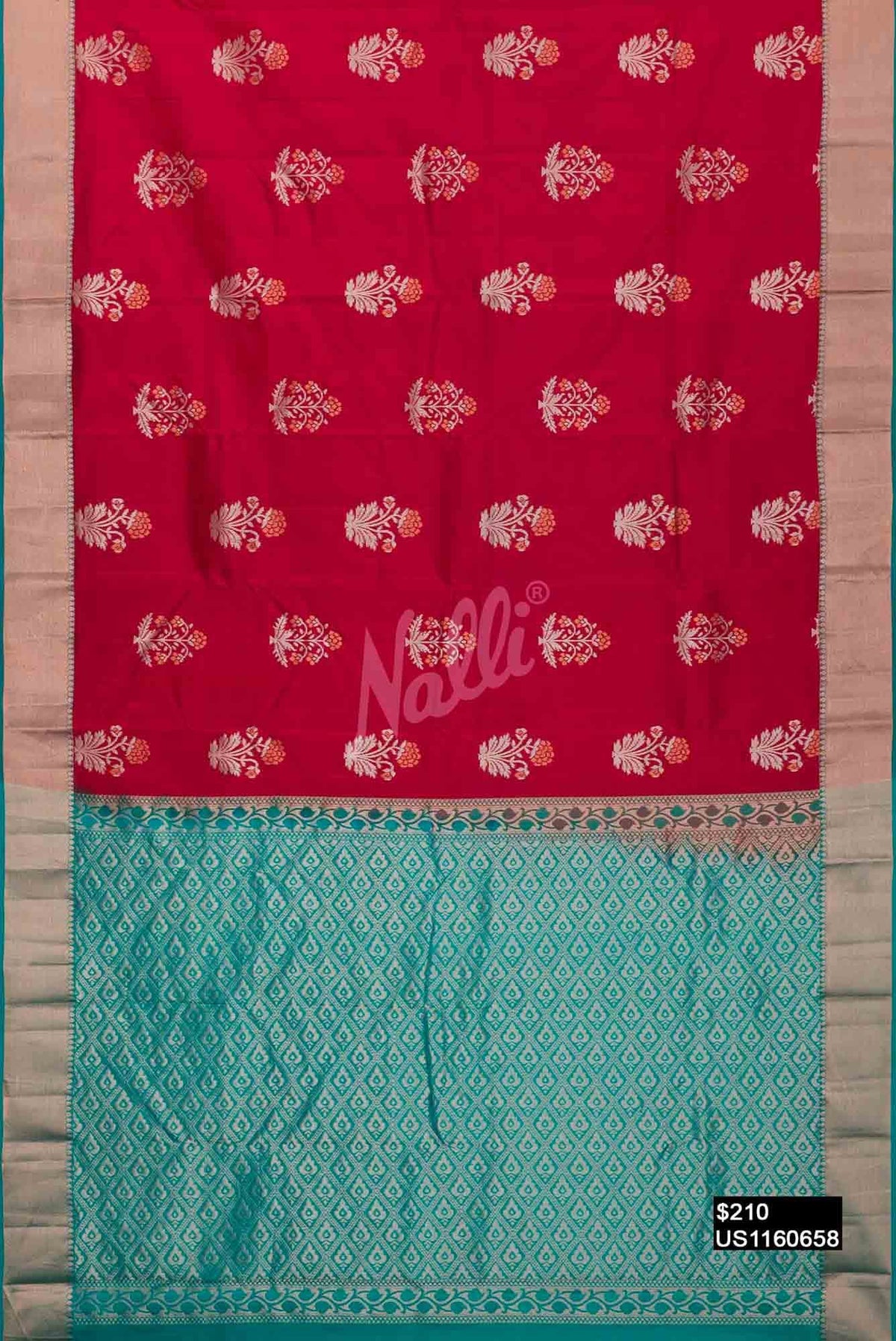 Maroon Kanchipuram Silk Saree