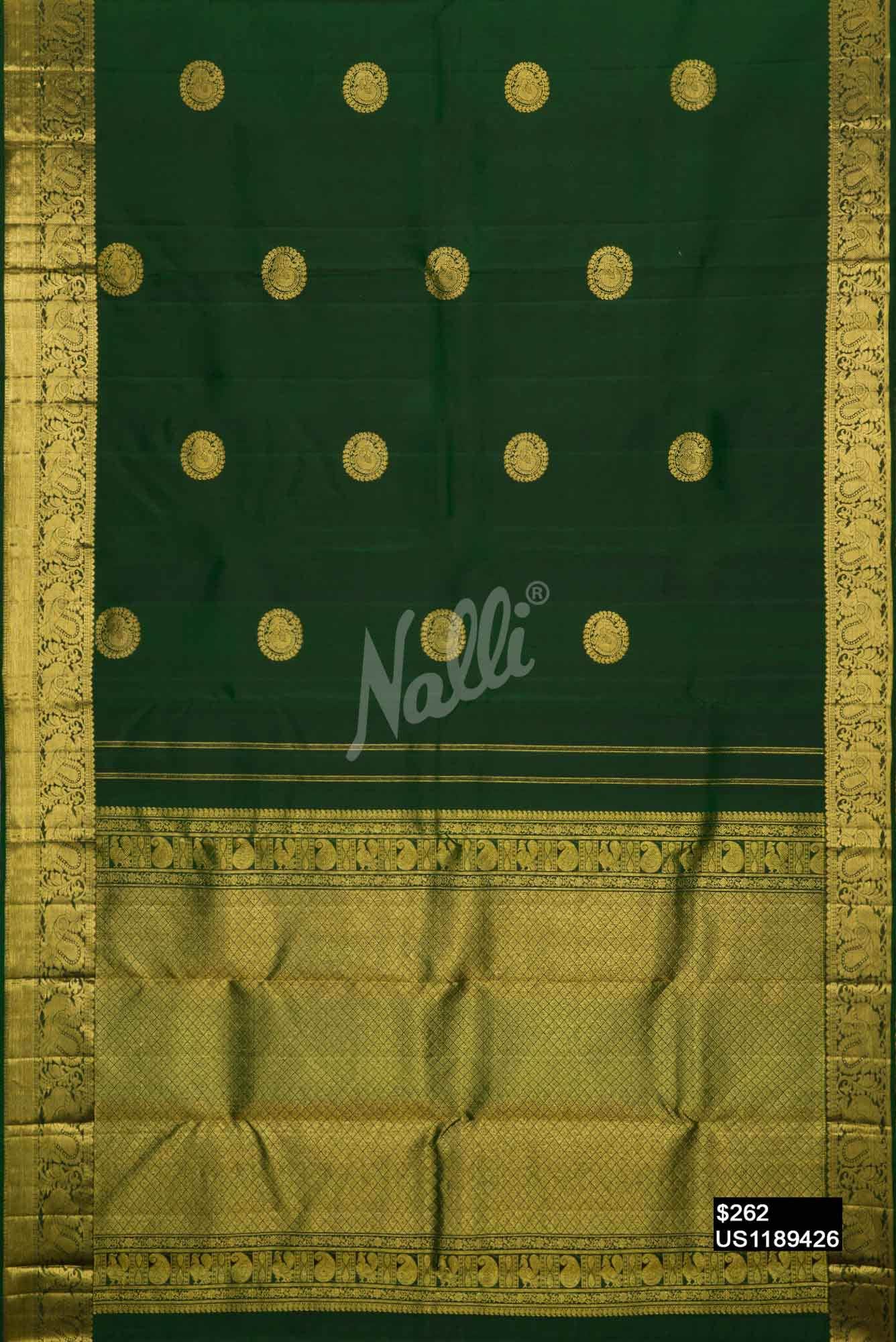 Green Kanchipuram Silk Saree