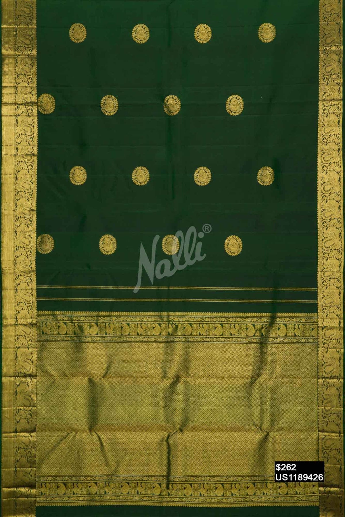 Green Kanchipuram Silk Saree