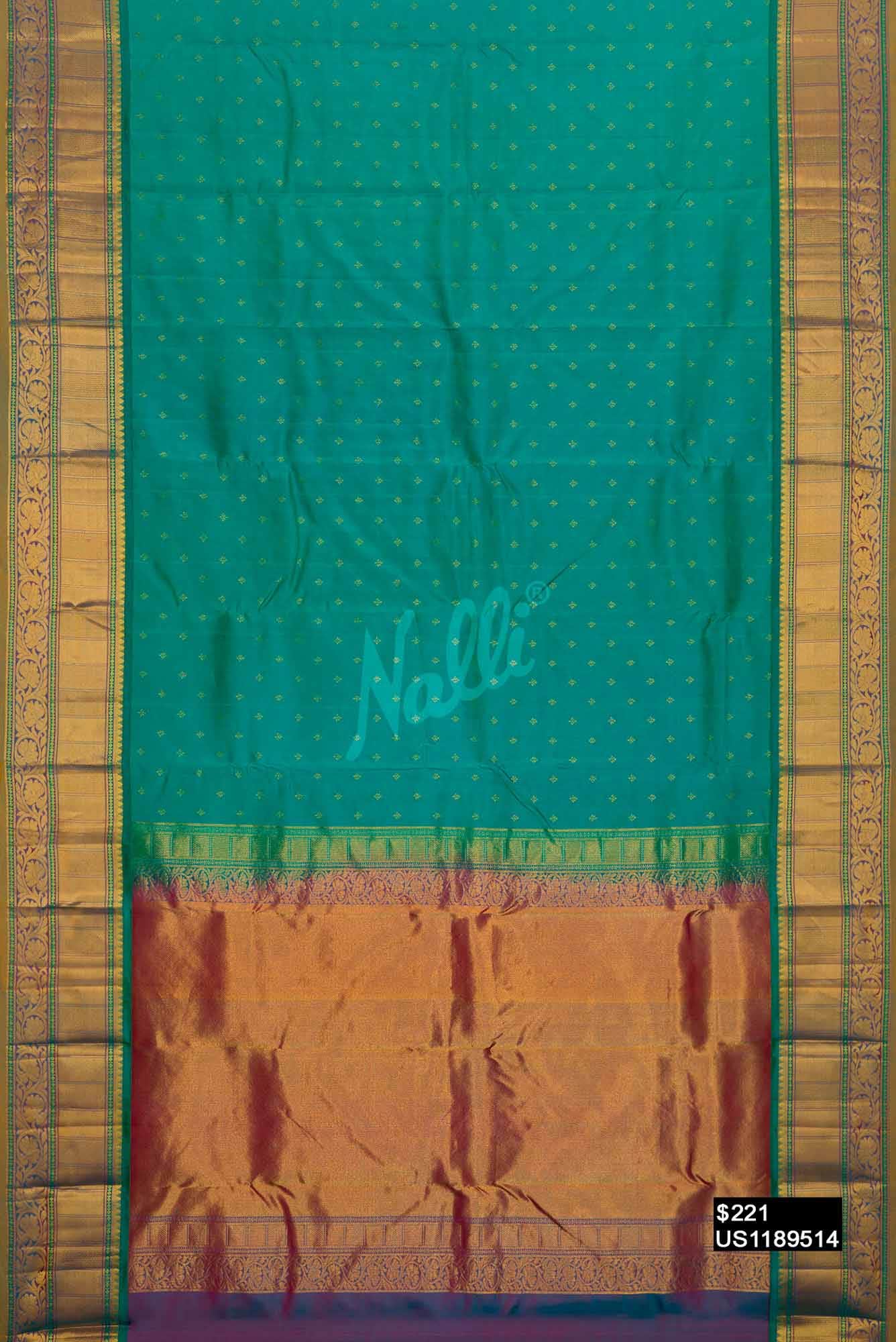Green Kanchipuram Silk Saree