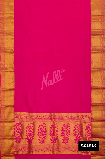 Pink Kanchipuram Silk Saree