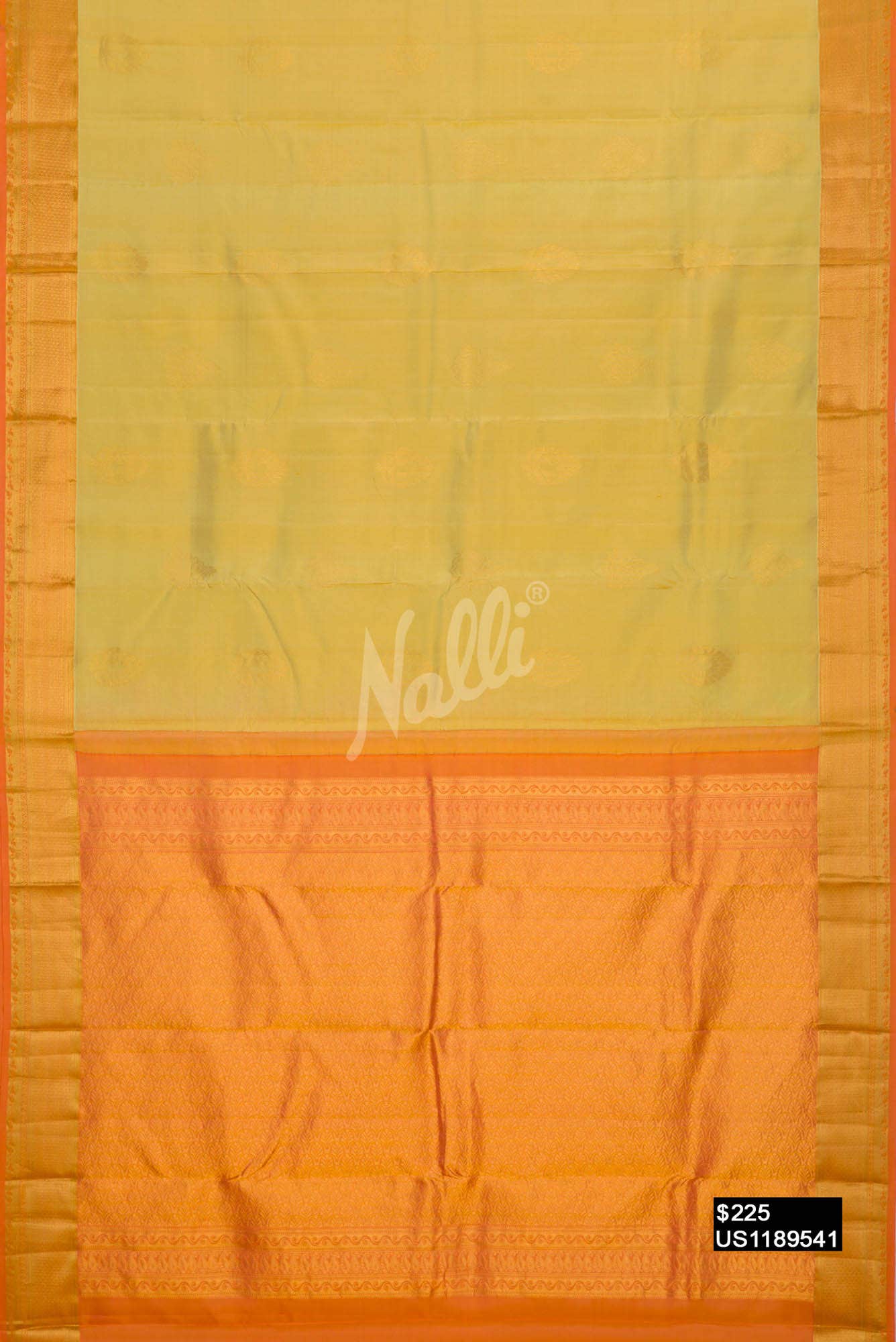 Sandal Kanchipuram Silk Saree