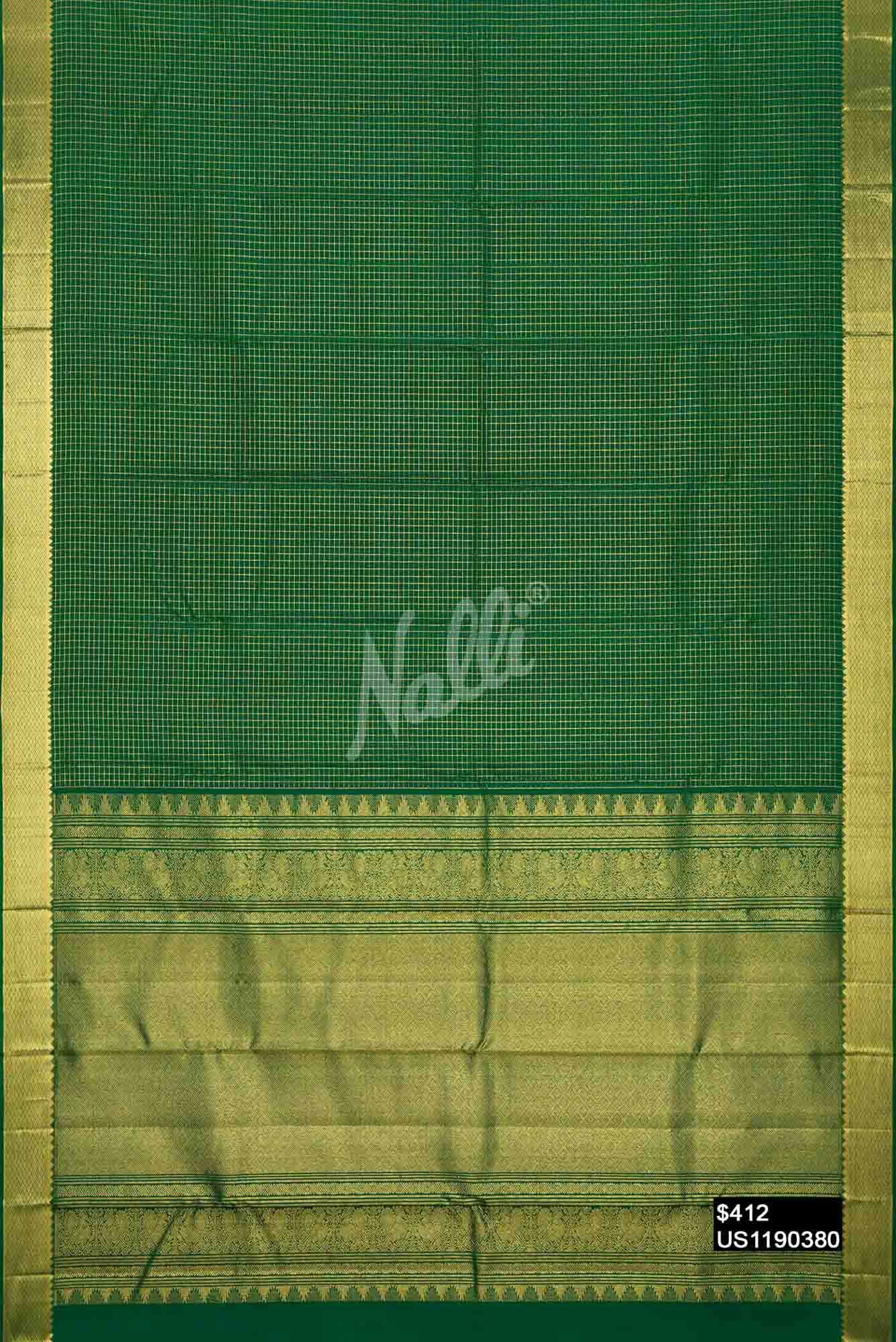 Green Kanchipuram Silk Saree