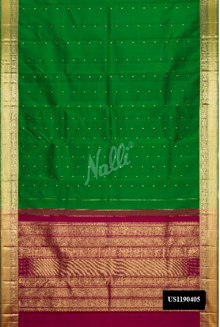 Green Kanchipuram Silk Saree