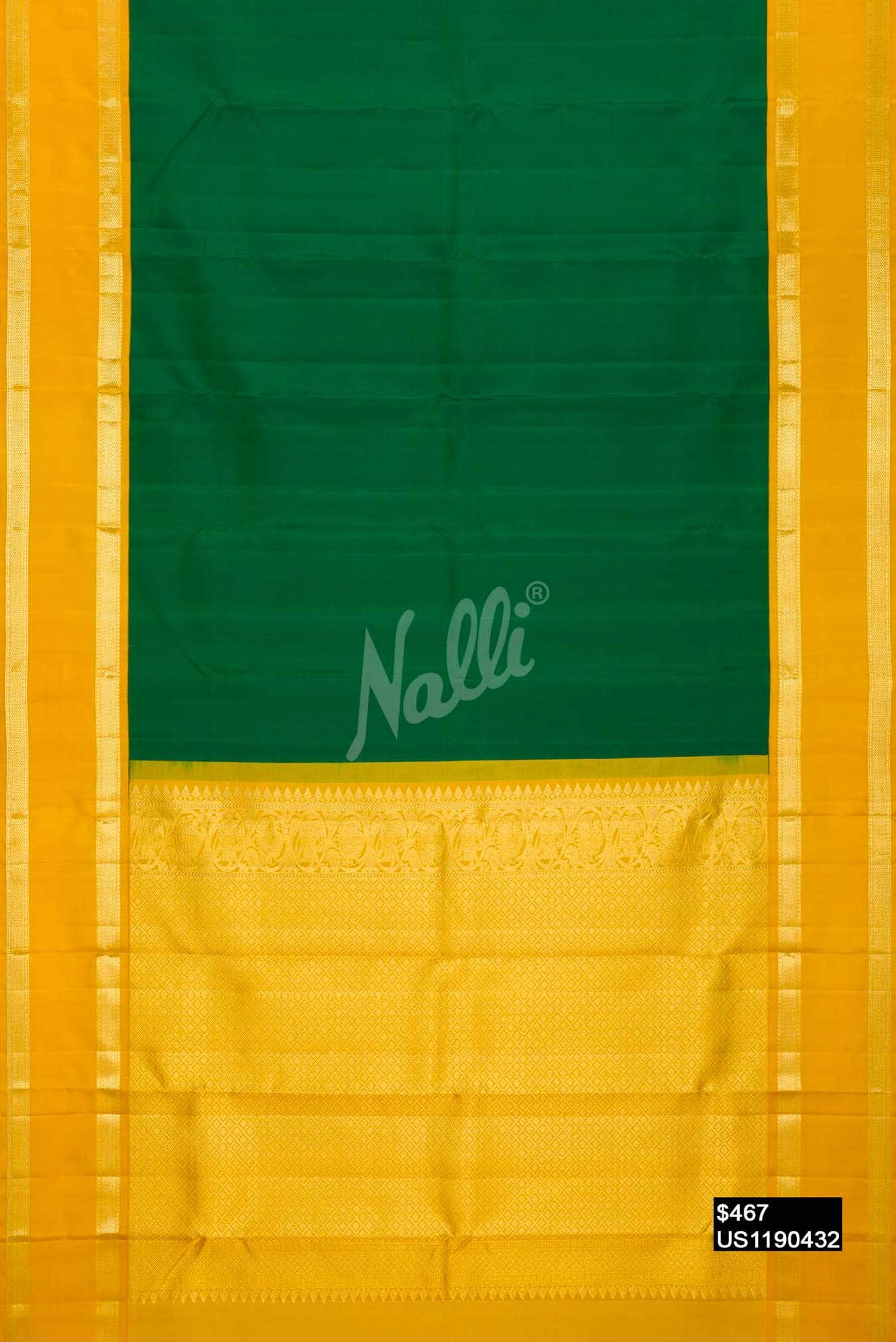 Green Kanchipuram Silk Saree