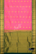 Pink Kanchipuram Silk Saree