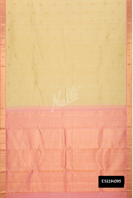 Sandal Kanchipuram Silk Saree