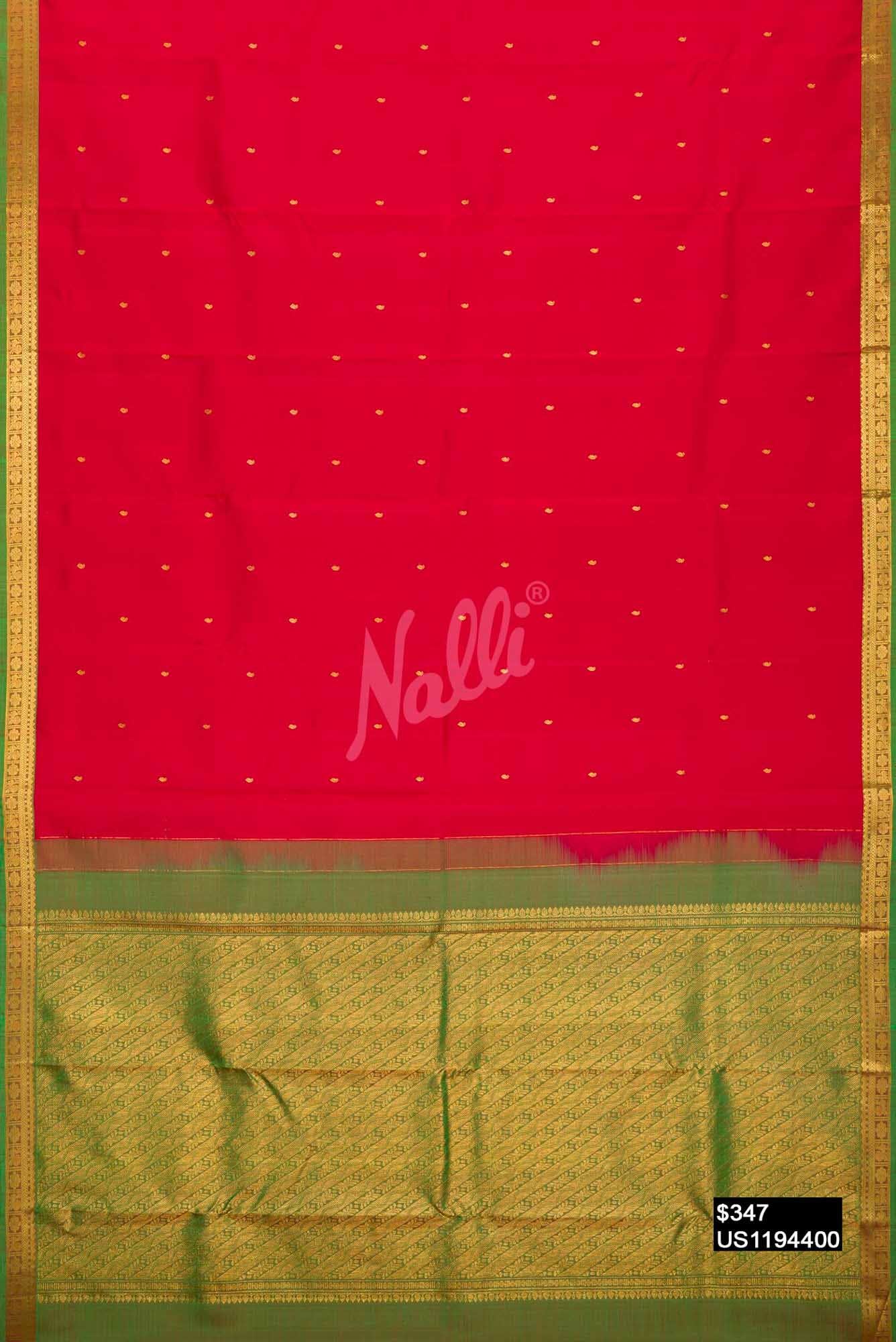 Red Kanchipuram Silk Saree