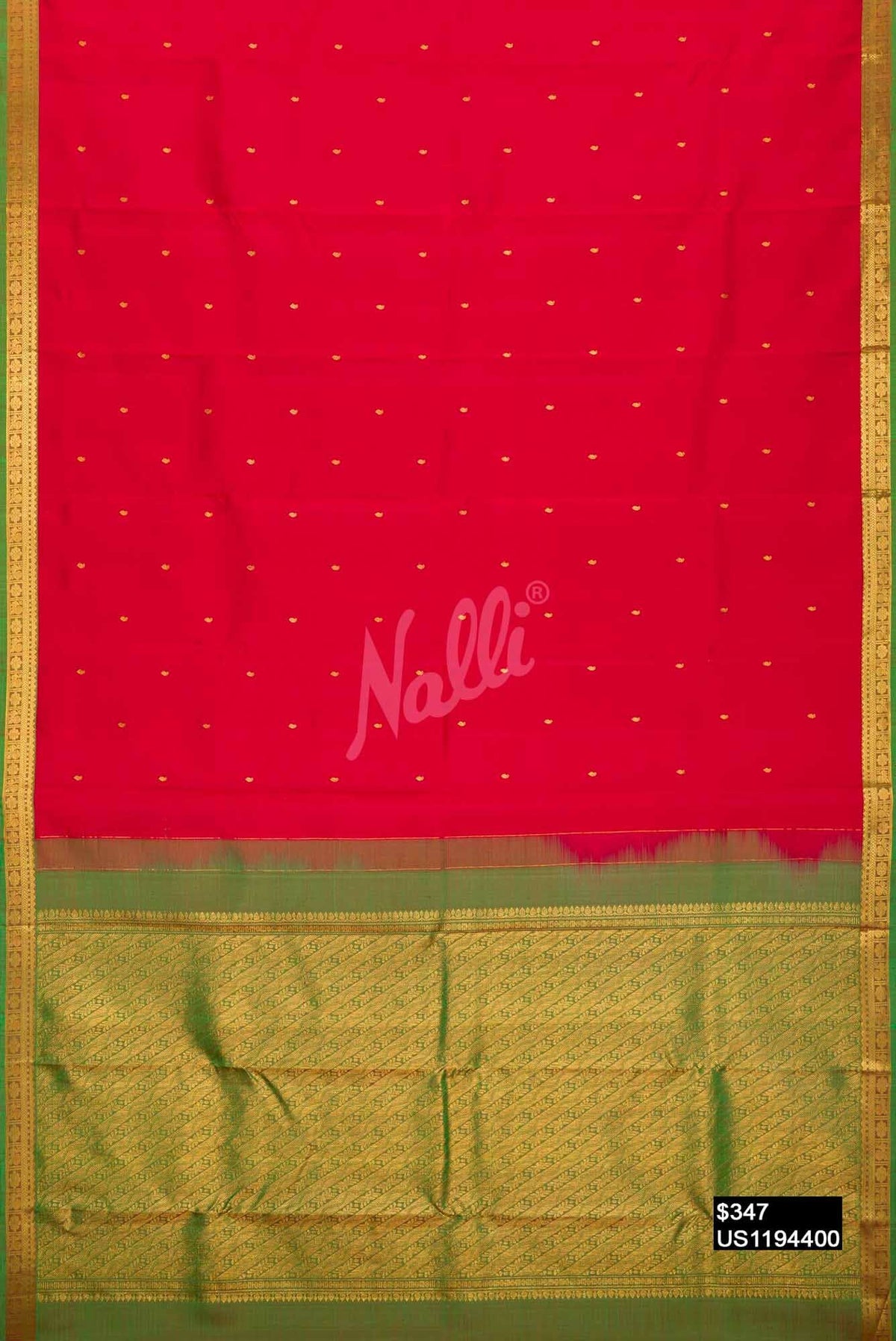 Red Kanchipuram Silk Saree