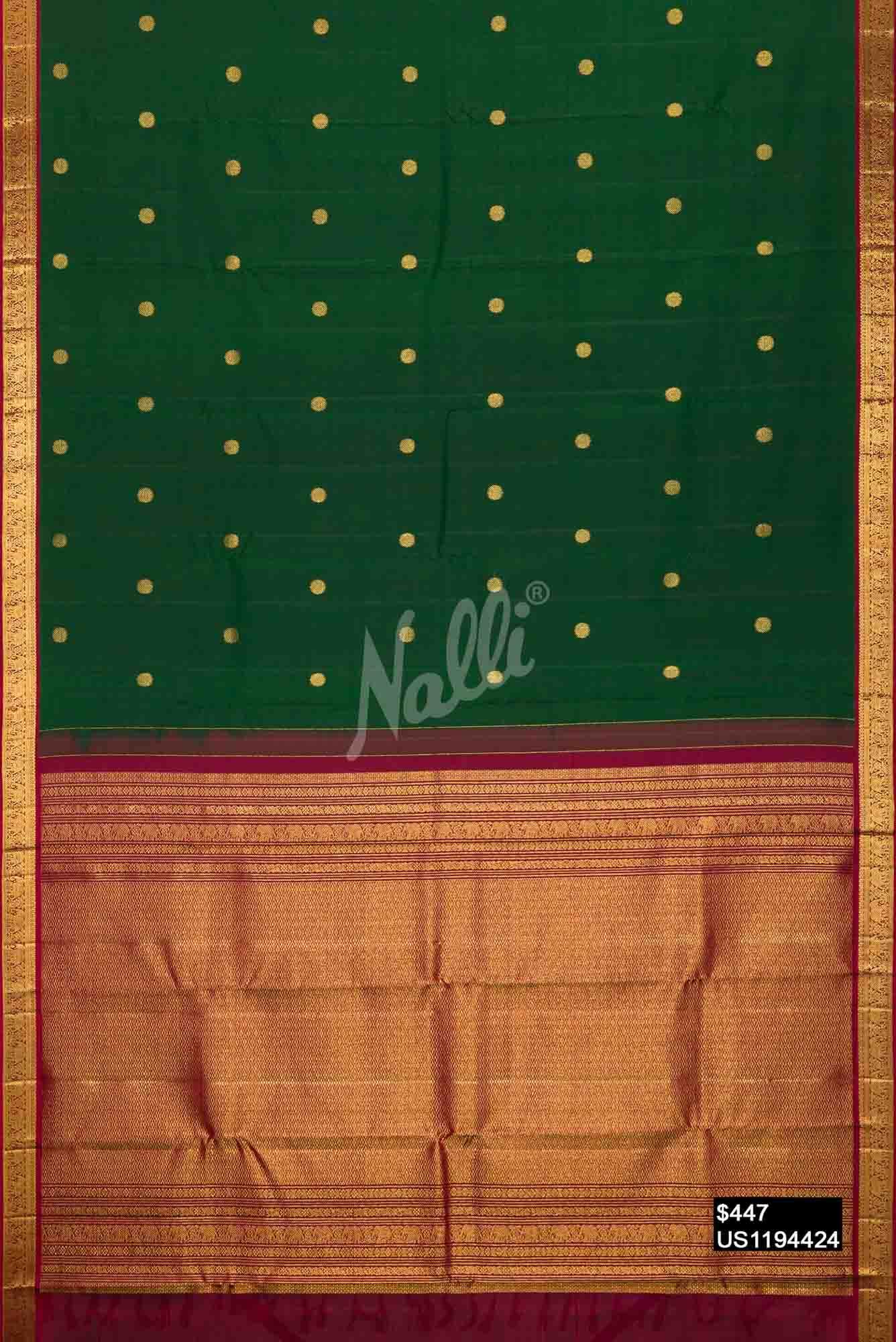 Green Kanchipuram Silk Saree