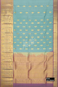 Grey Kanchipuram Silk Saree
