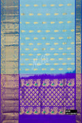 Blue Kanchipuram Silk Saree