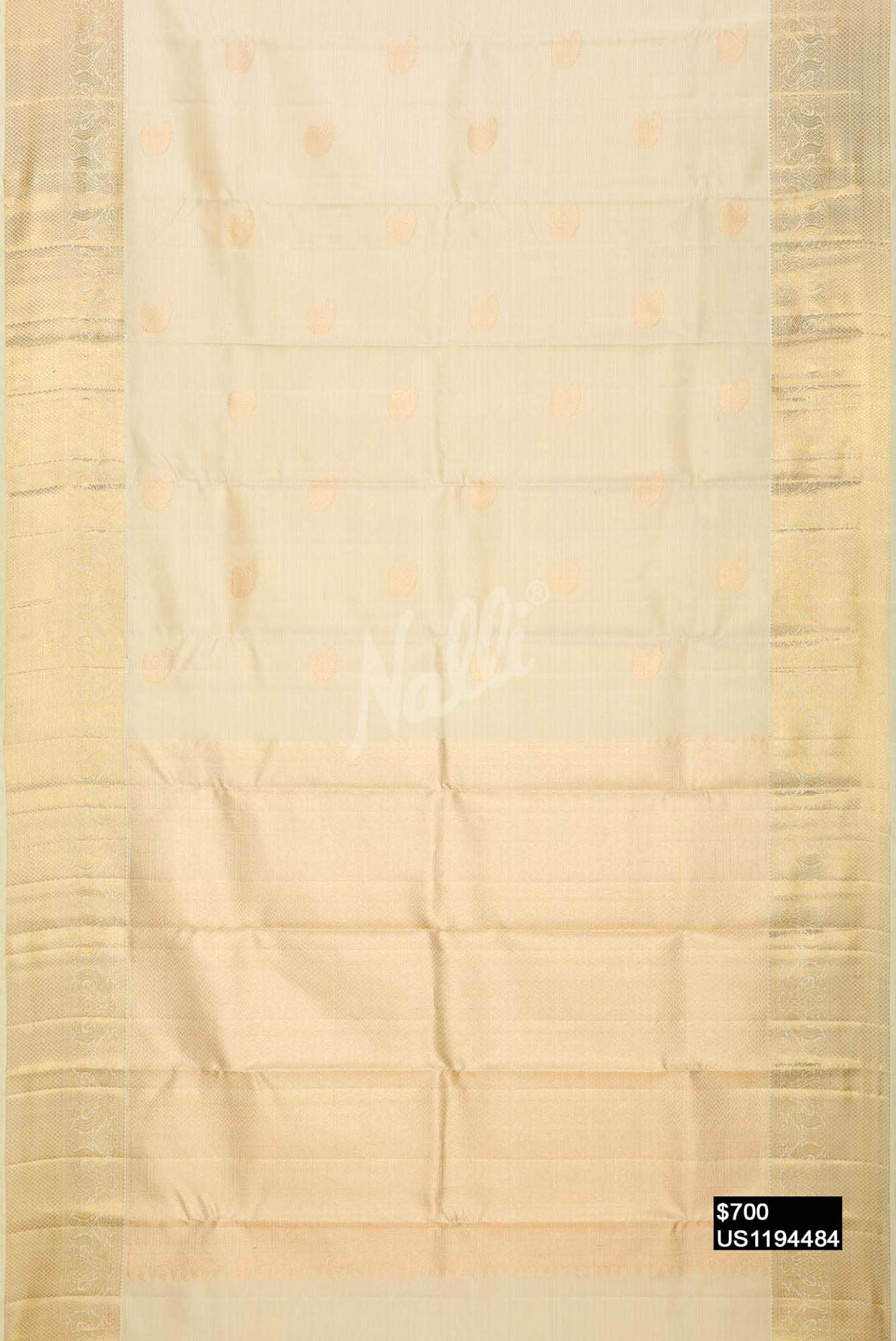 Sandal Kanchipuram Silk Saree