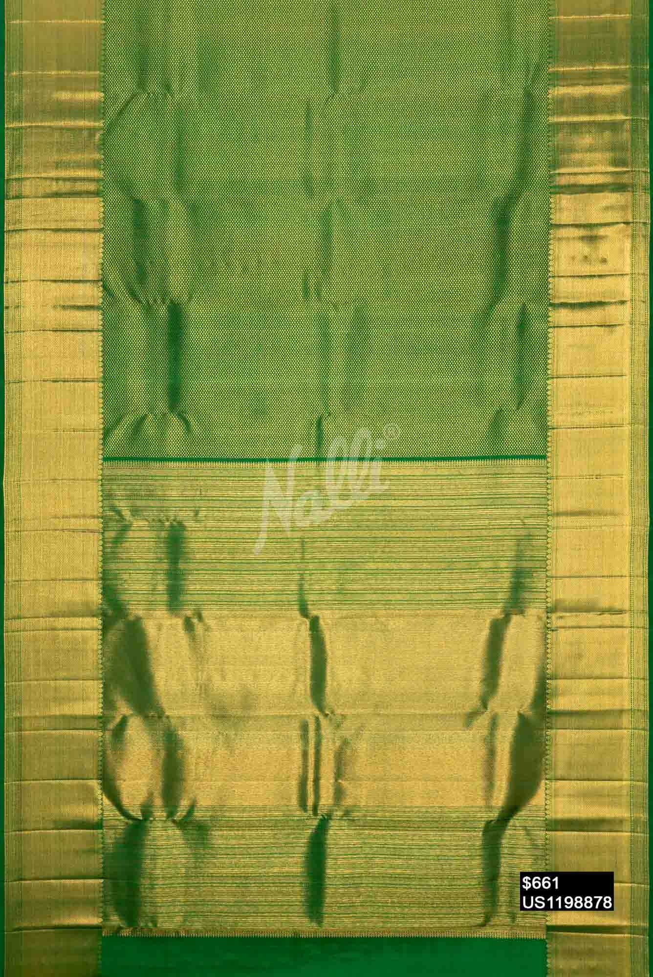 Green Kanchipuram Silk Saree