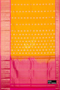 Yellow Kanchipuram Silk Saree