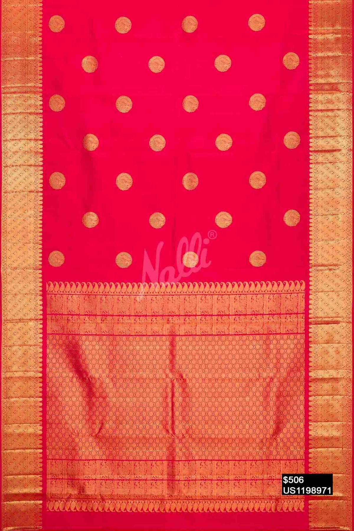 Pink Kanchipuram Silk Saree