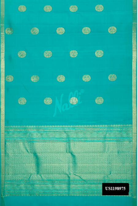 Blue Kanchipuram Silk Saree