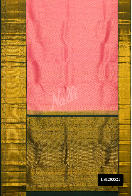 Pink Kanchipuram Silk Saree
