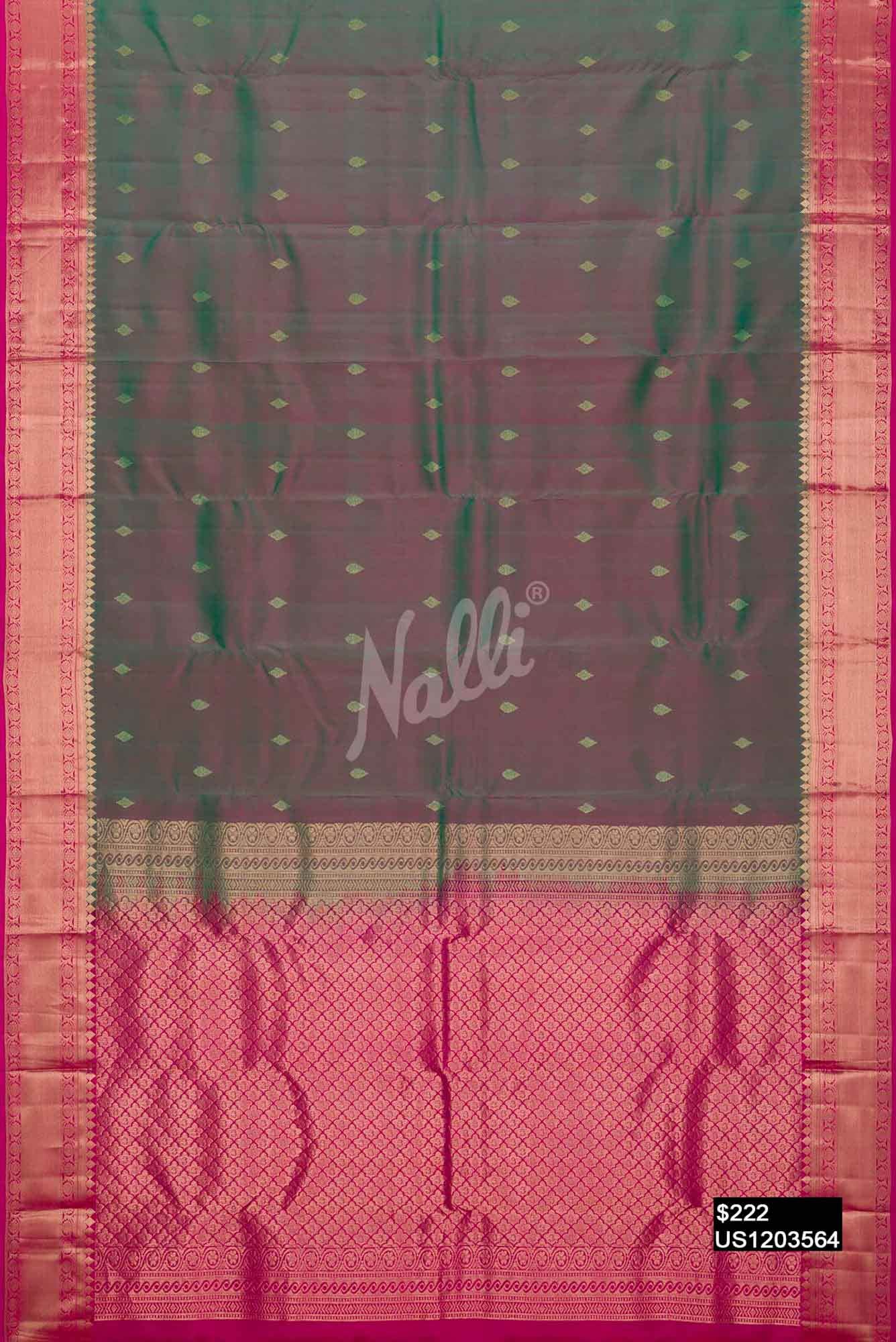 Green Kanchipuram Silk Saree