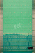 Sea Green Kanchipuram Silk Saree