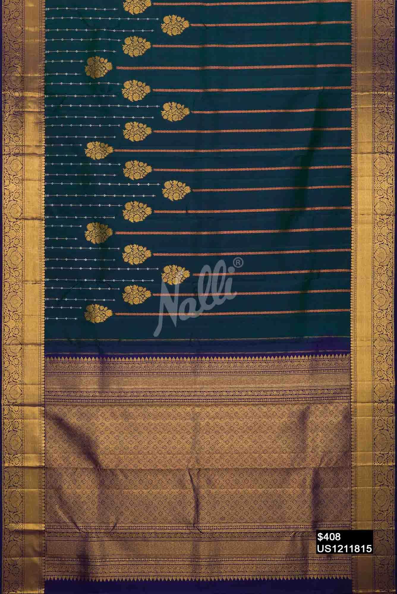 Green Kanchipuram Silk Saree