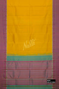 Yellow Kanchipuram Silk Saree