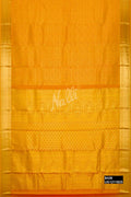 Mustard Kanchipuram Silk Saree