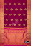 Purple Kanchipuram Silk Saree