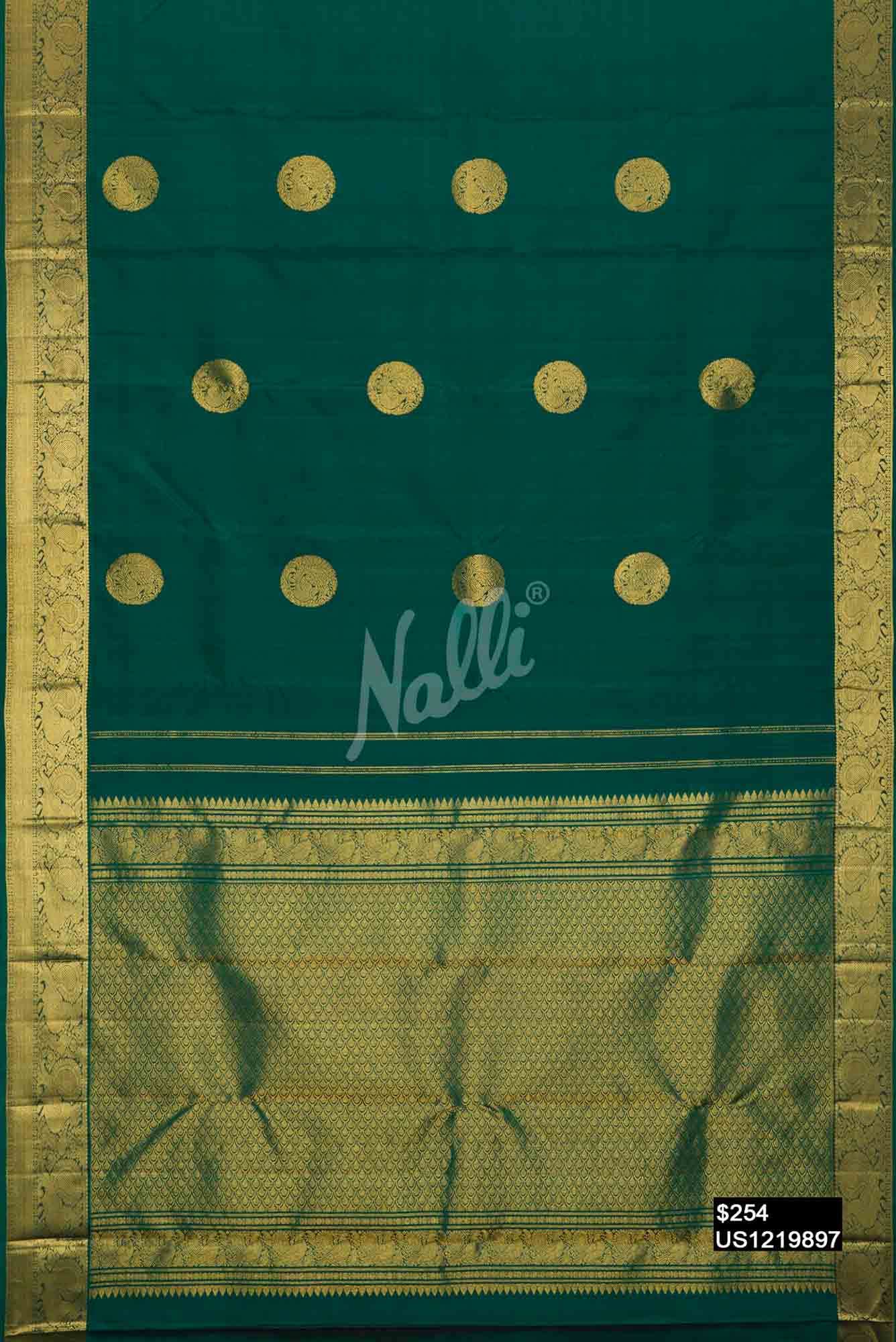 Green Kanchipuram Silk Saree