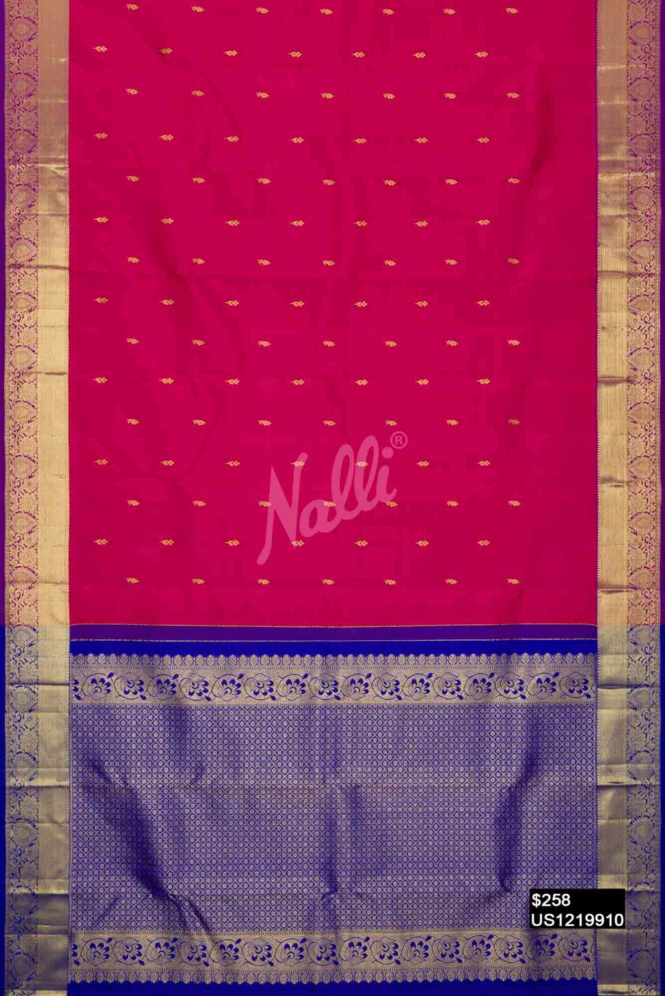 Pink Kanchipuram Silk Saree