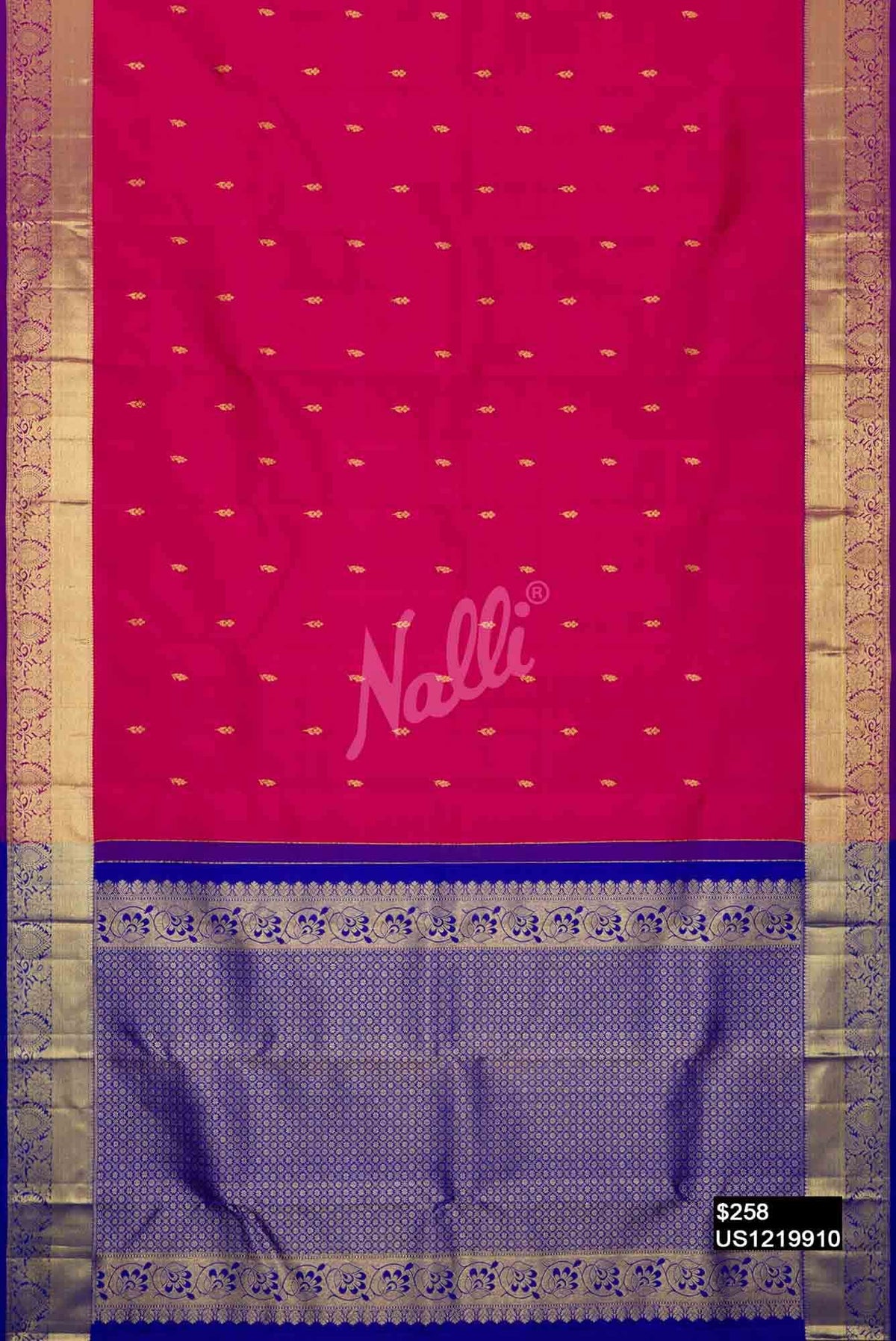 Pink Kanchipuram Silk Saree