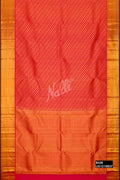 Orange Kanchipuram Silk Saree
