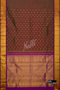 Mehandi Green Kanchipuram Silk Saree