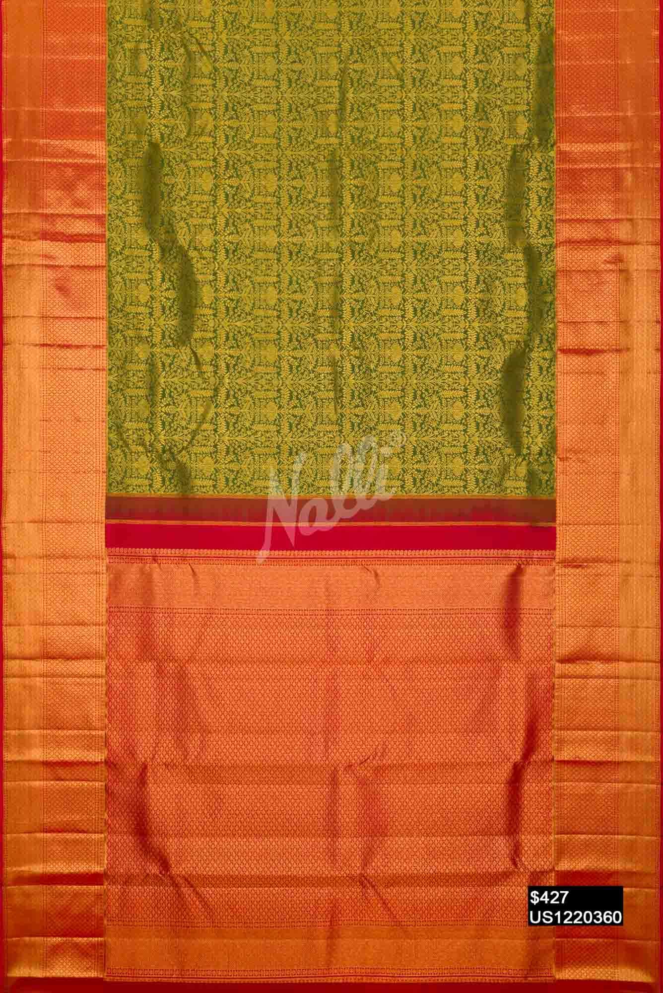 Green Kanchipuram Silk Saree