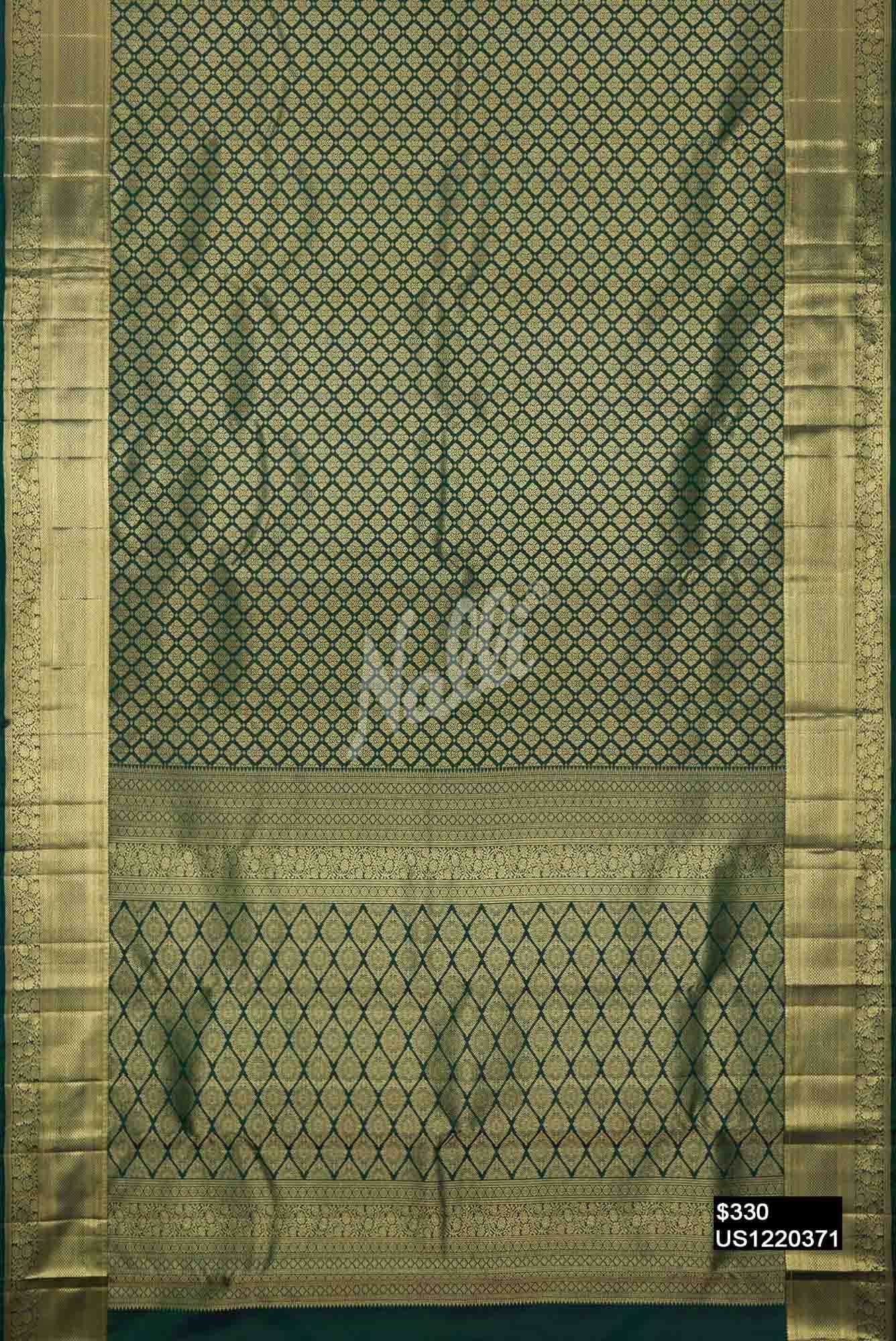Green Kanchipuram Silk Saree