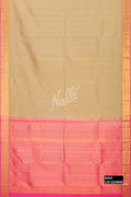 Sandal Kanchipuram Silk Saree