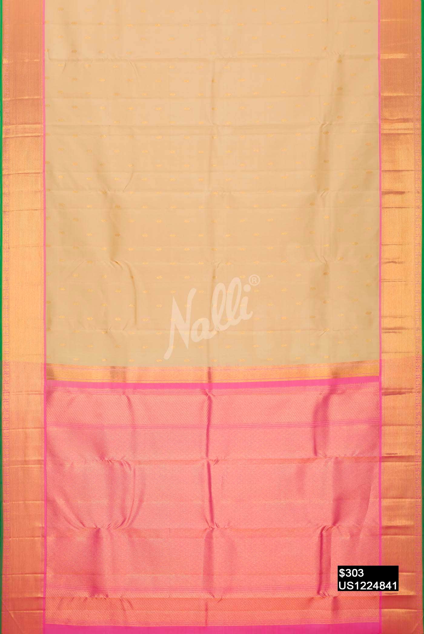 Sandal Kanchipuram Silk Saree