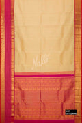 Sandal Kanchipuram Silk Saree