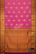 Pink Kanchipuram Silk Saree