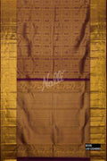 Purple Kanchipuram Silk Saree