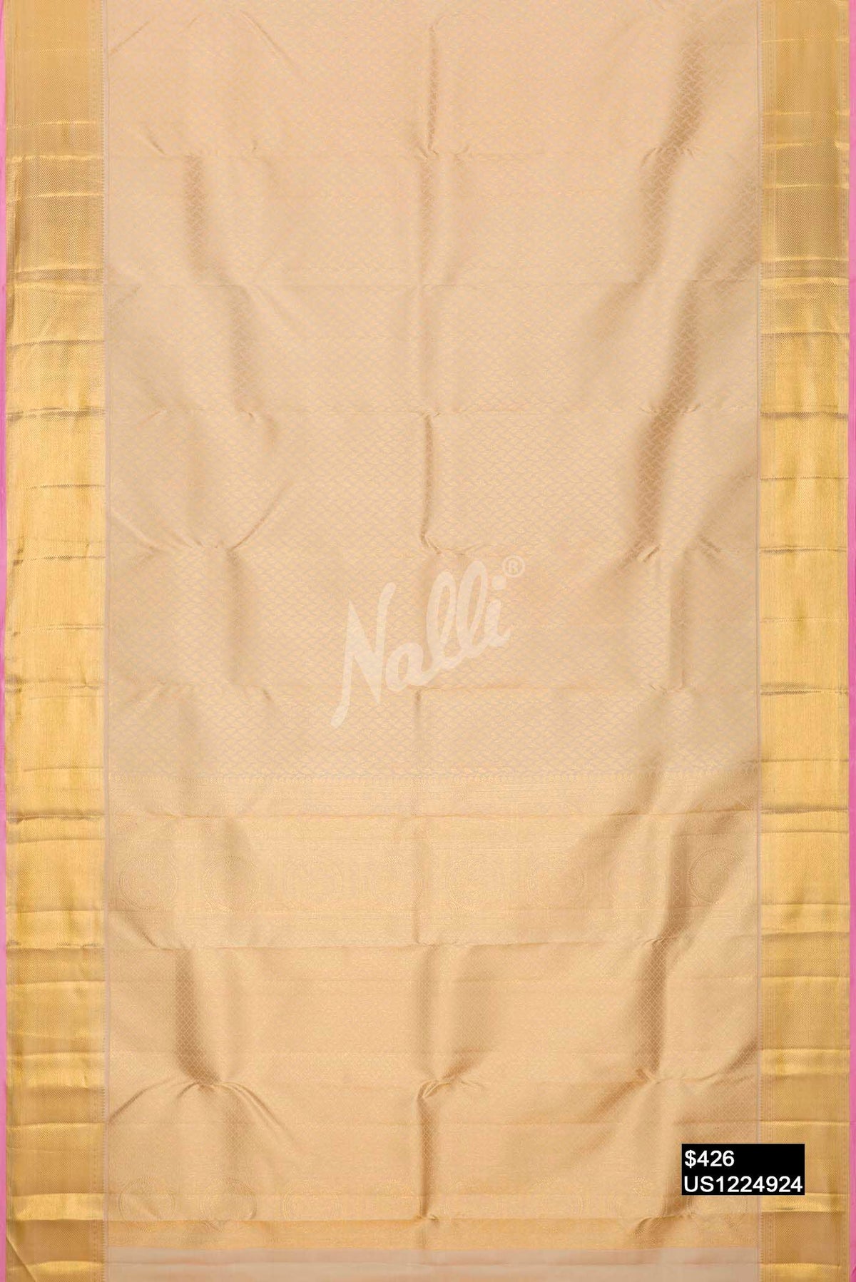 Sandal Kanchipuram Silk Saree
