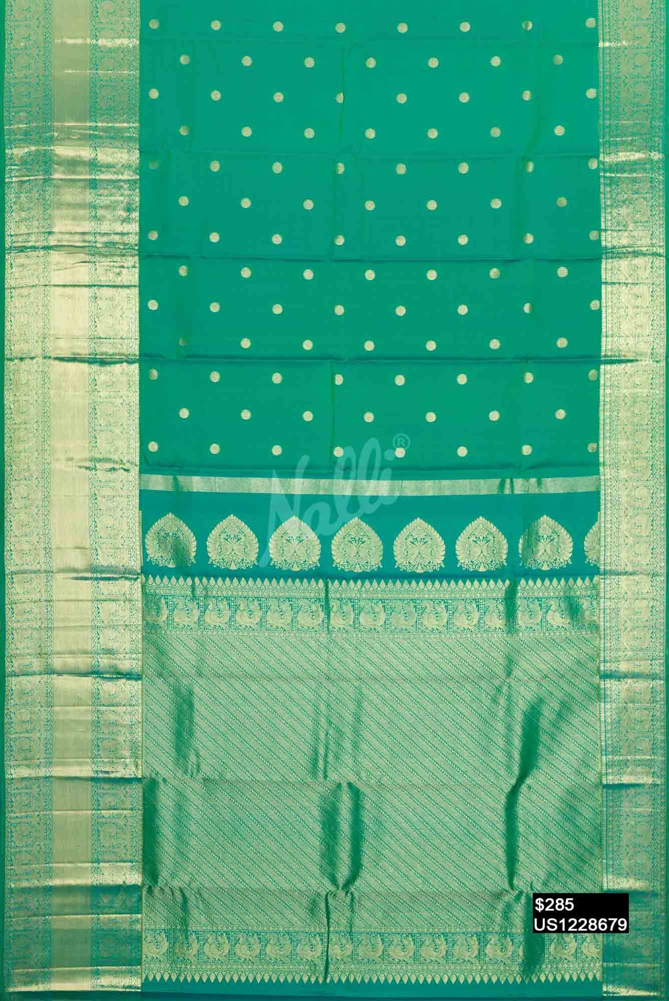 Green Kanchipuram Silk Saree