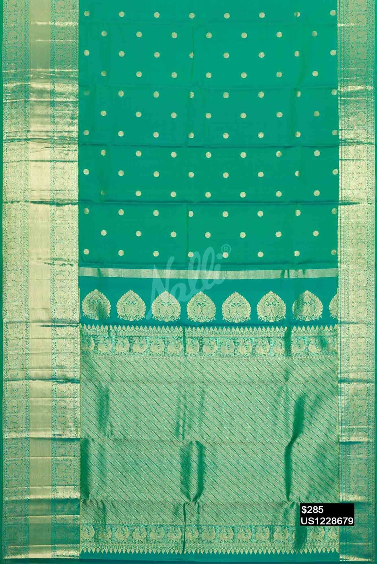 Green Kanchipuram Silk Saree