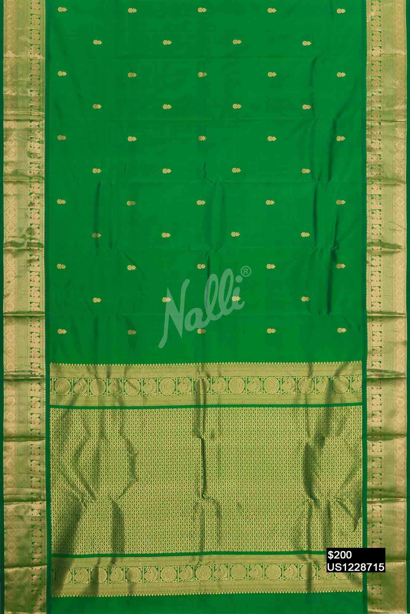 Green Kanchipuram Silk Saree