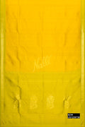 Yellow Kanchipuram Silk Saree